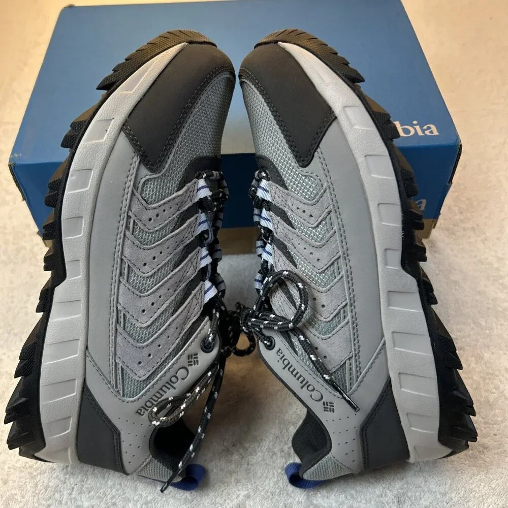 Columbia Strata Trail Low Hiking Shoe Women Size 10 Light Gray/Dark Gray New - Picture 4 of 11